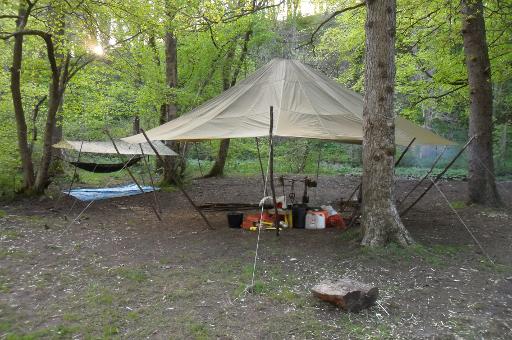 backwoods bushcraft camp