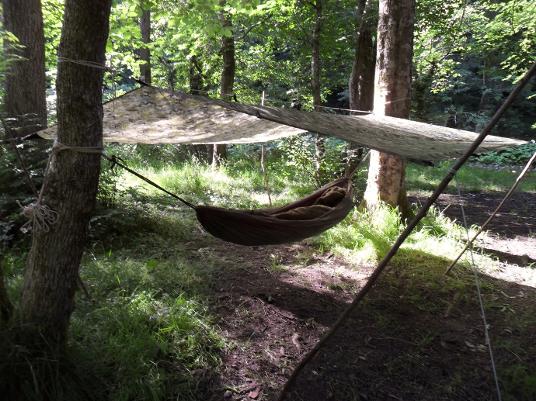 bushcraft camping hammock 